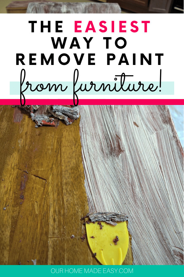 paint removal from furniture