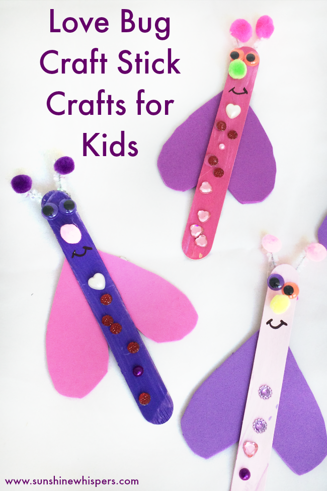 love bug craft stick craft
