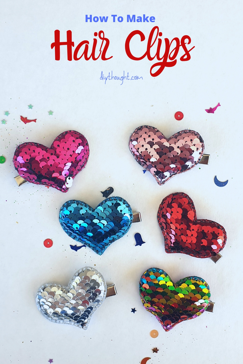 how to make hair clips
