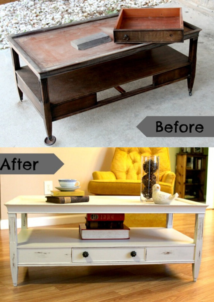 coffee table upcycle
