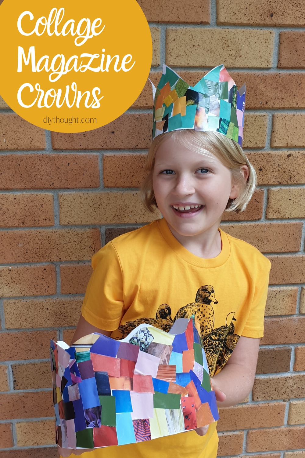collage magazine crown craft