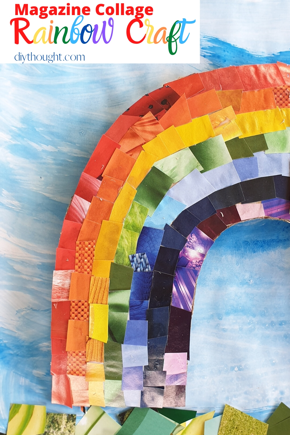 DIY Rainbow Collage