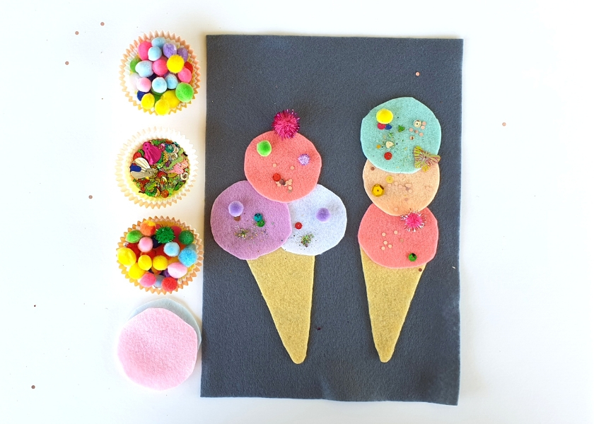 DIY felt play mat