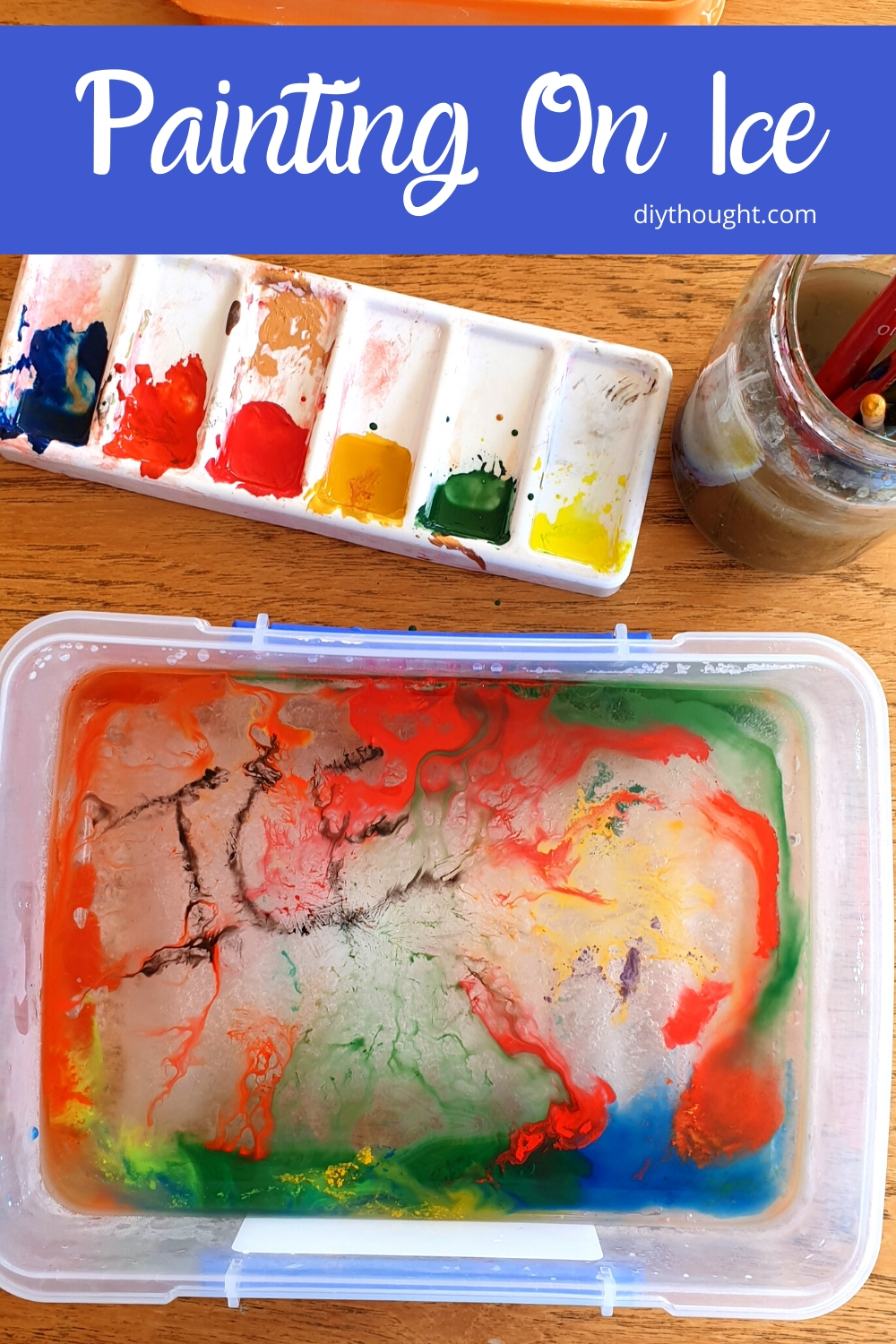 painting on ice