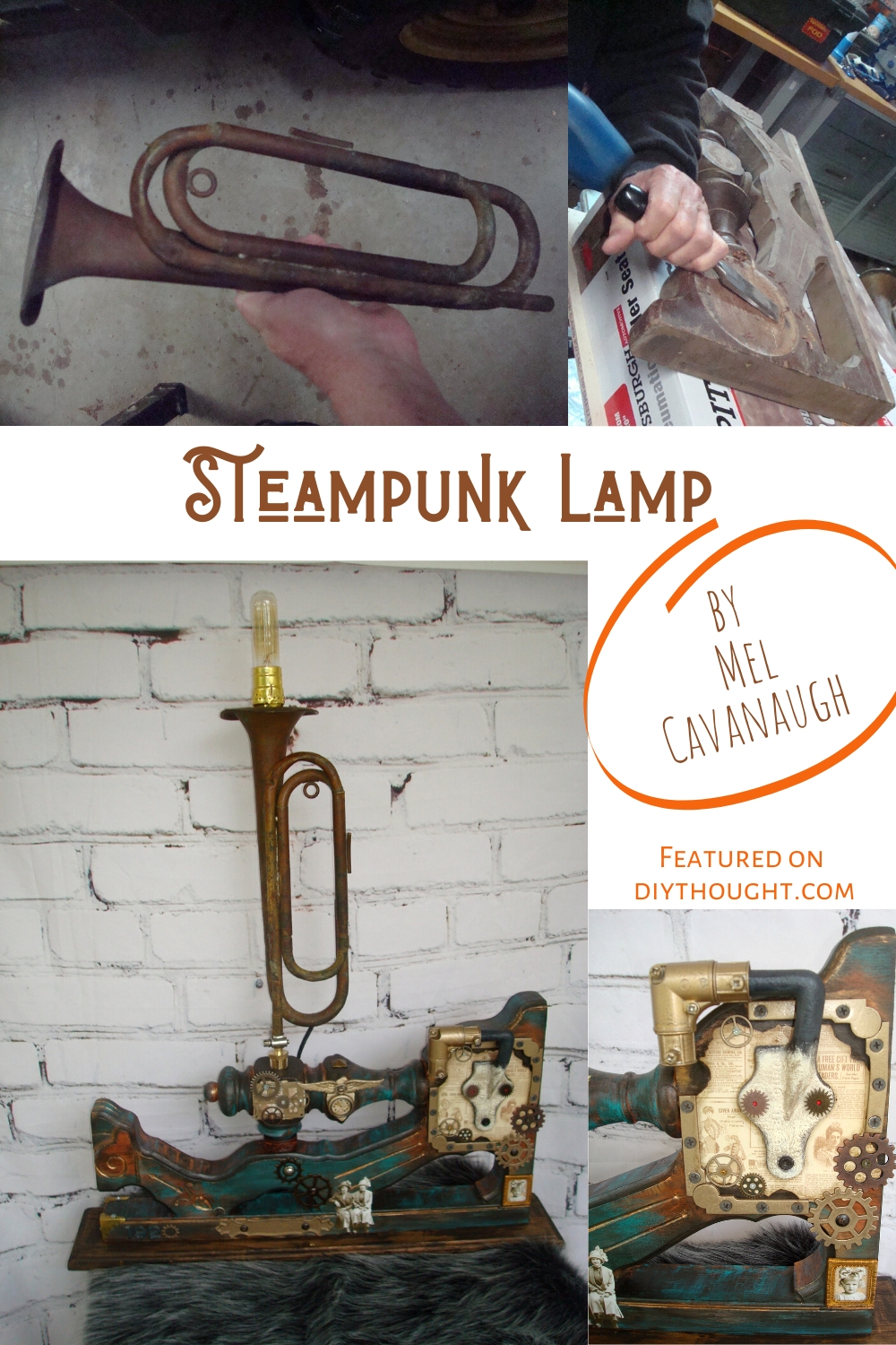 steampunk lamp