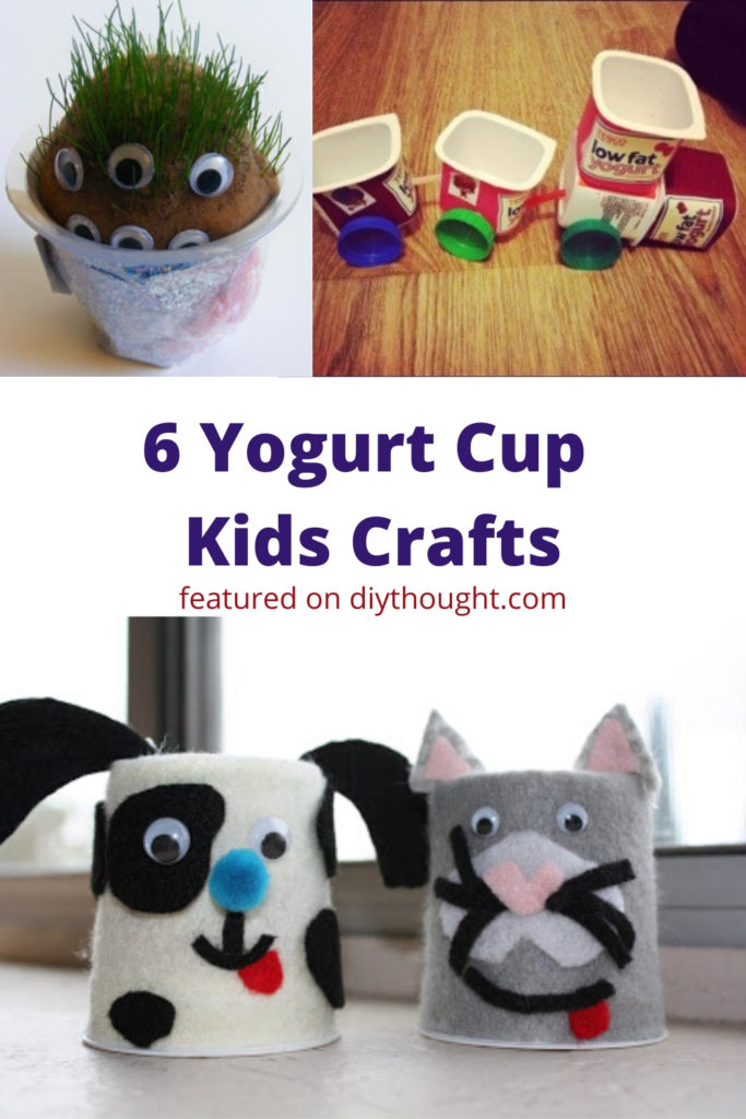 yogurt cup kids crafts