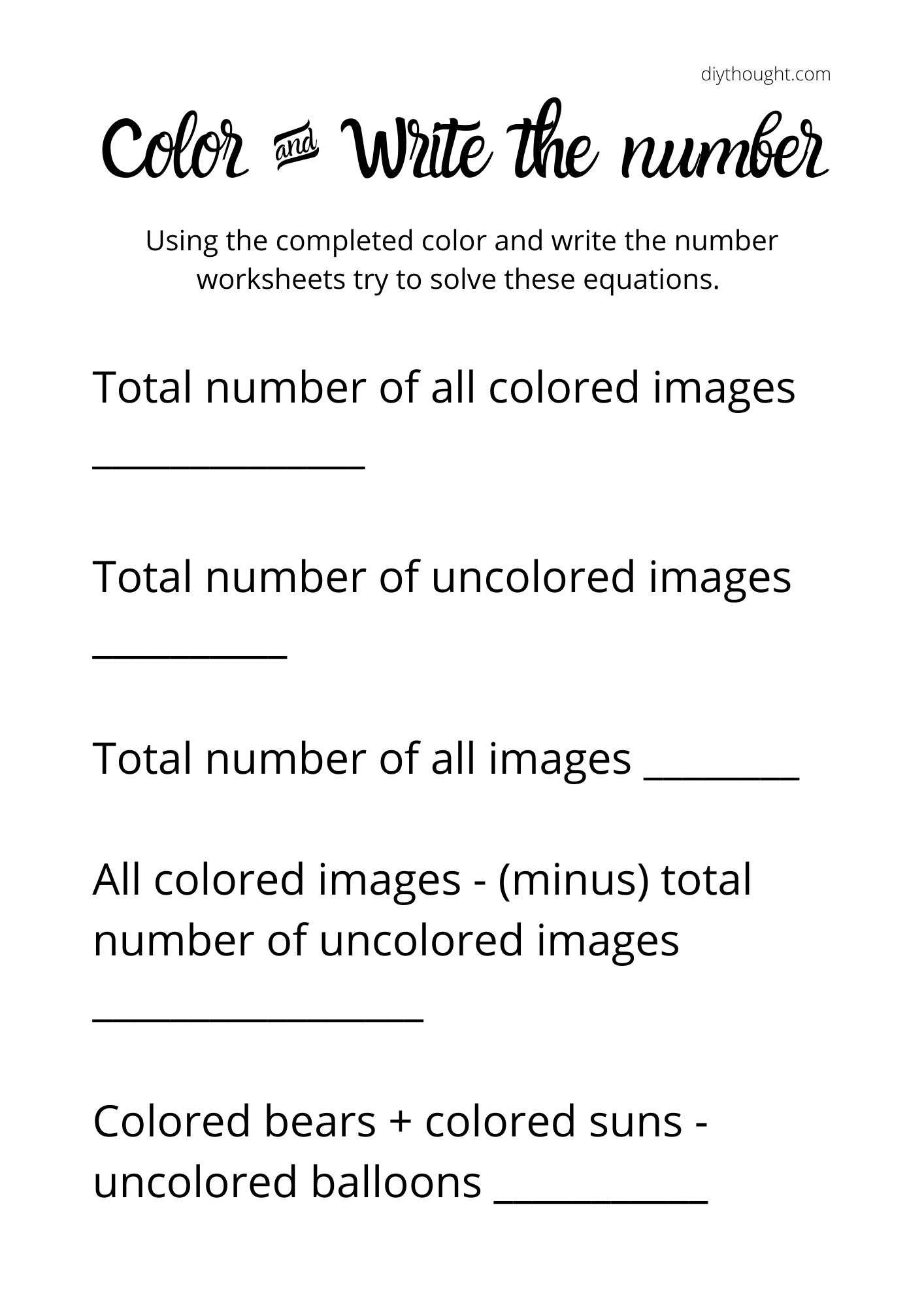 Numbers To 20 Worksheets Diy Thought