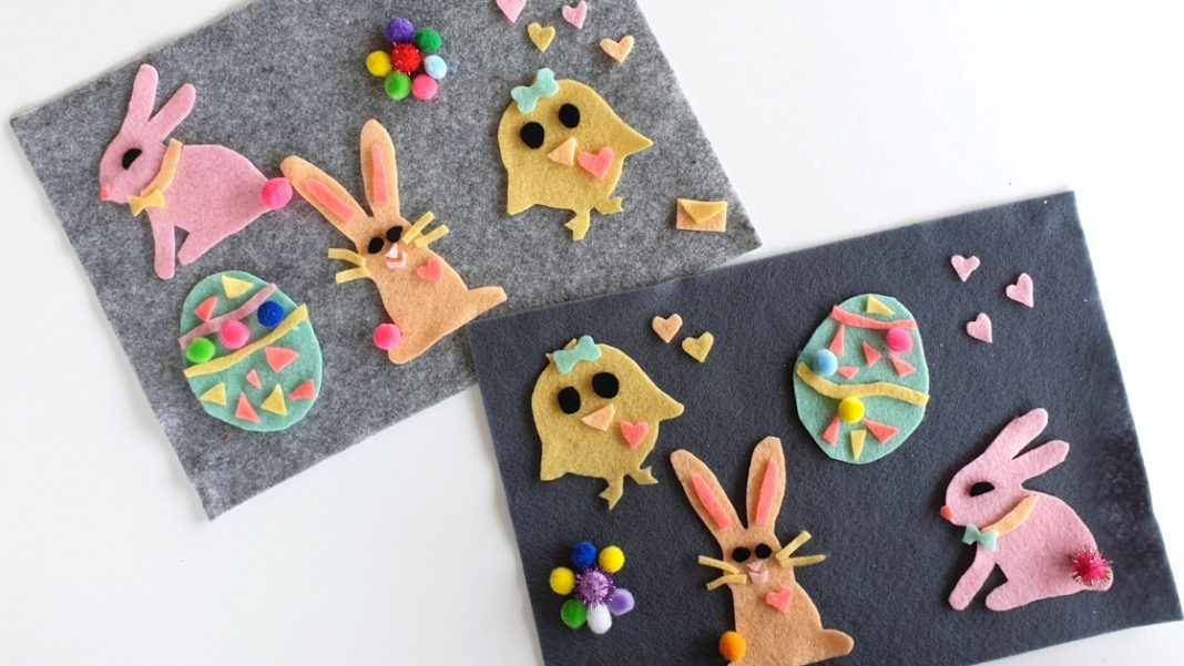 DIY Easter Felt Play Mat diy Thought
