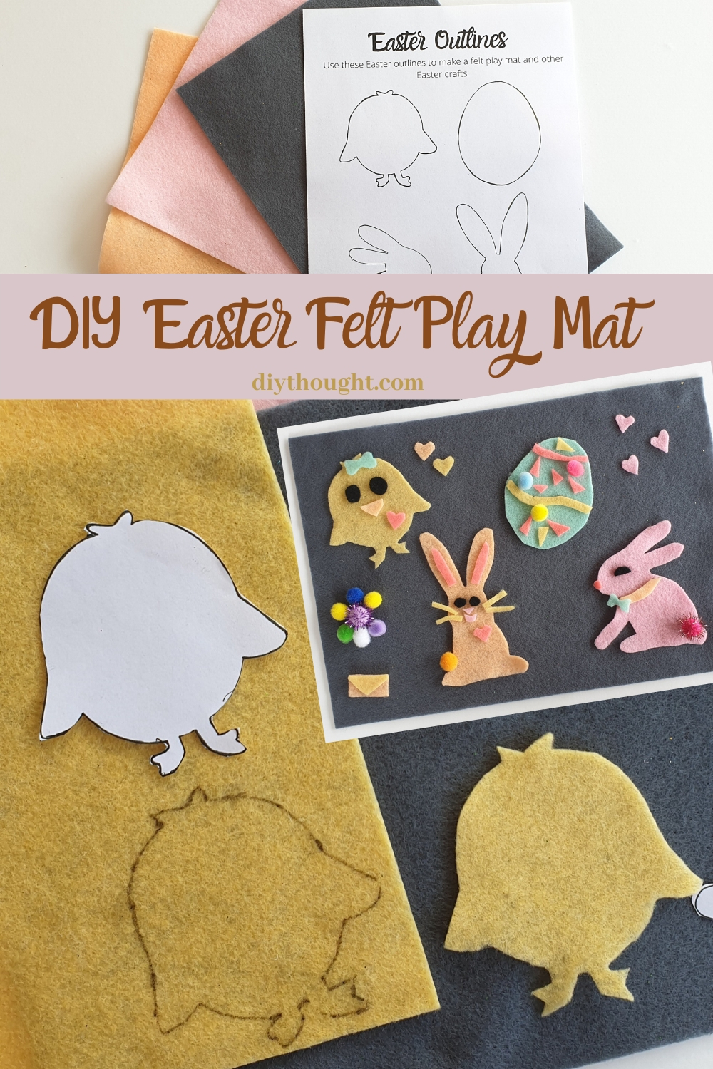 DIY Easter Felt Play Mat