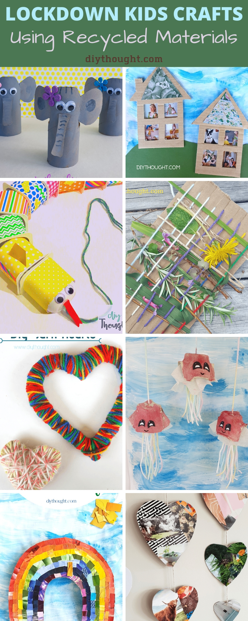 lockdown kids crafts from recycled materials
