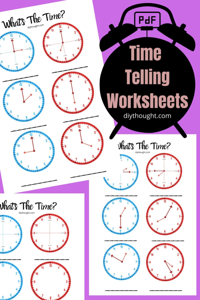 telling time worksheets