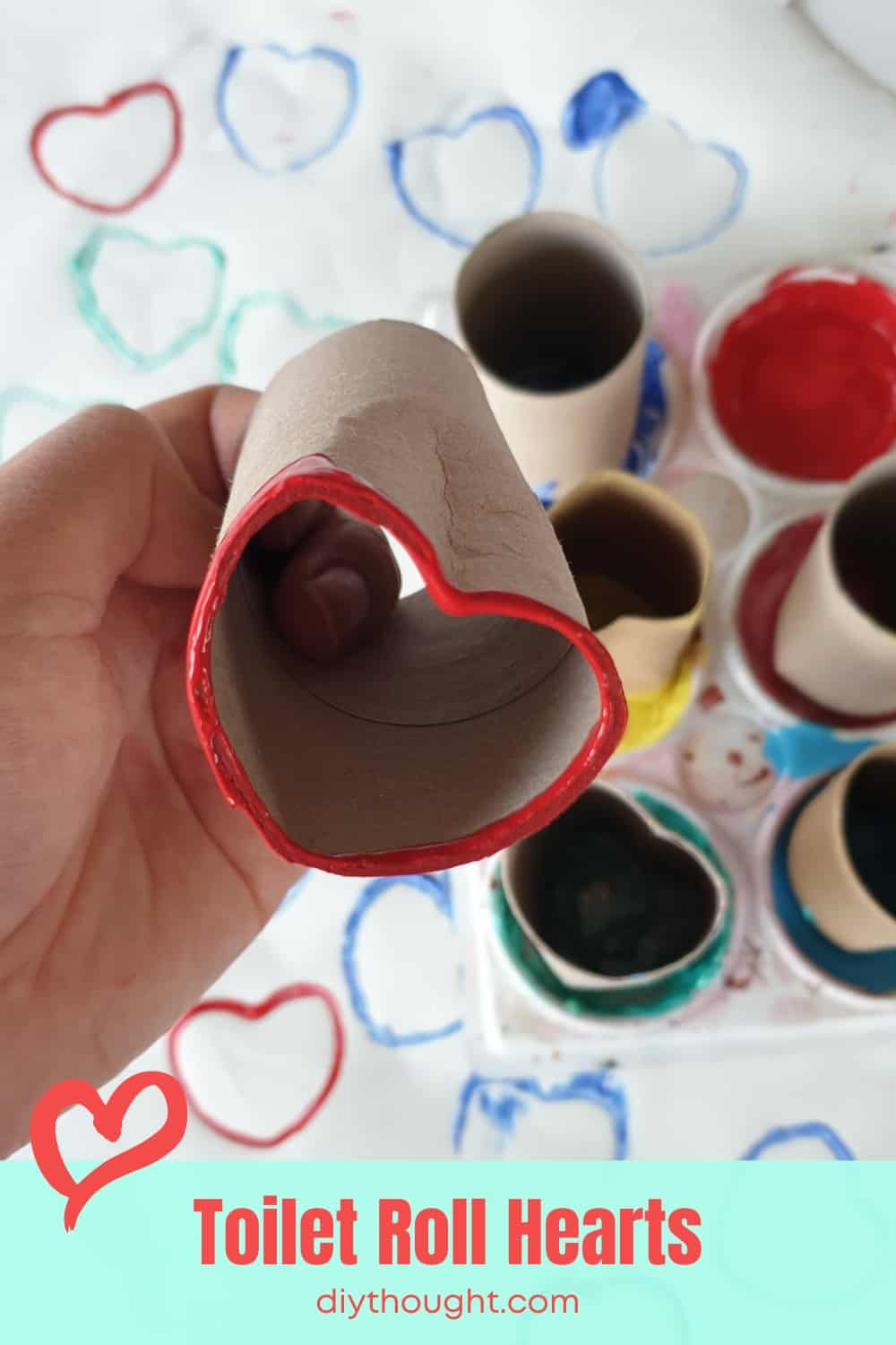 toilet roll hearts