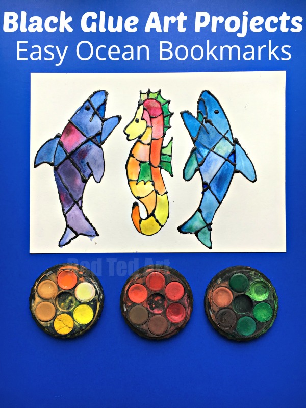 black glue bookmarks