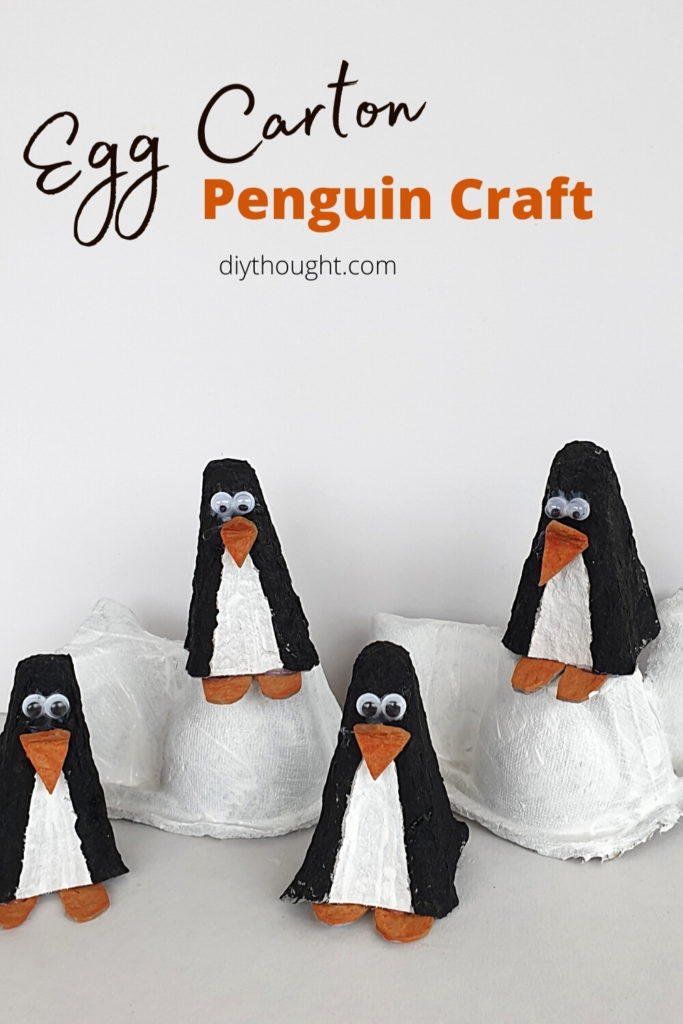 egg carton penguin