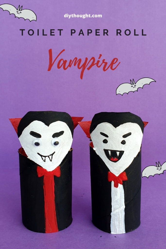 toilet paper roll vampire craft