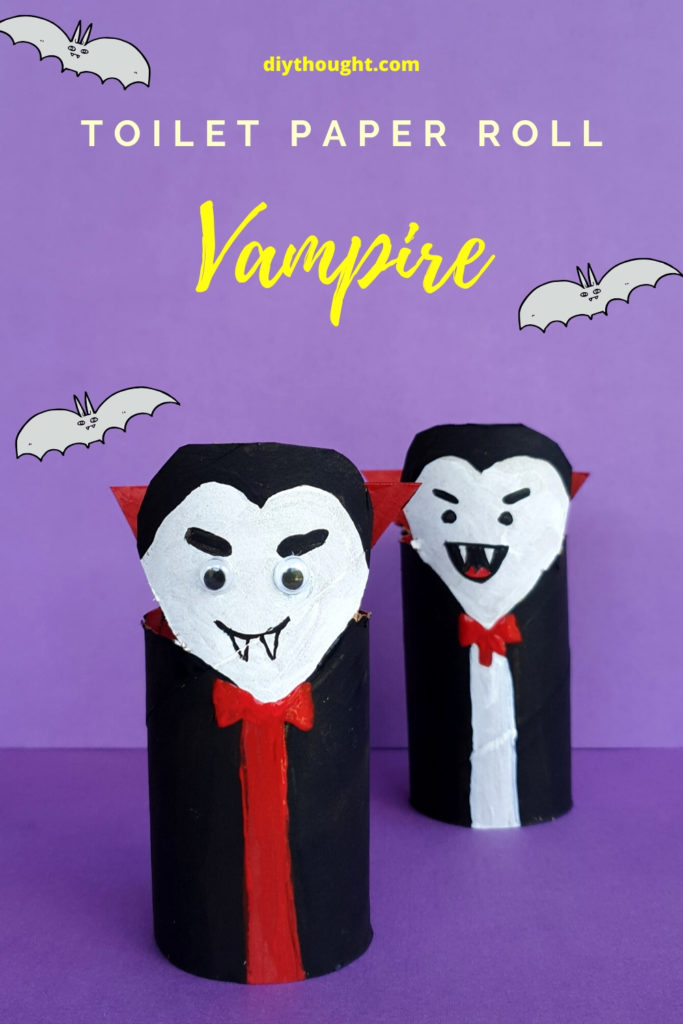 toilet paper roll vampire craft