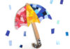 magazine collage umbrella