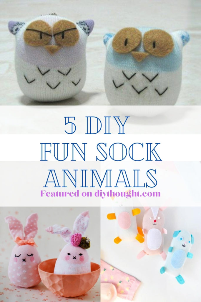 5 fun DIY sock animals