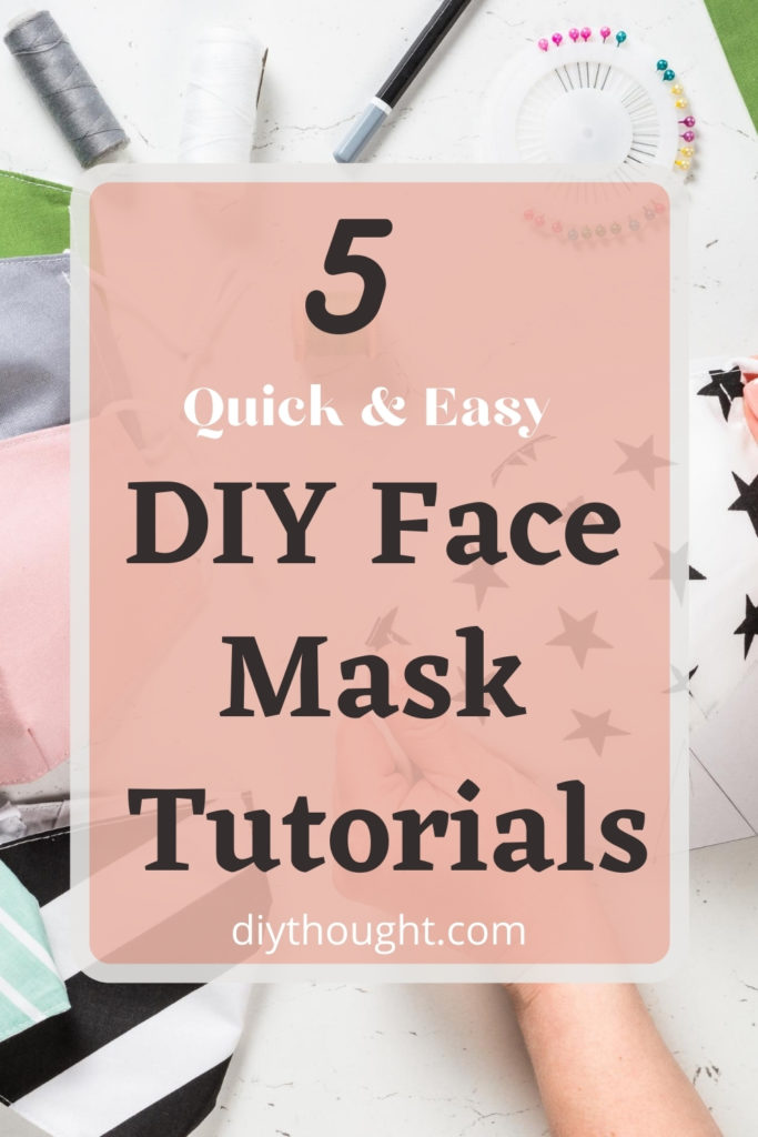 5 quick & easy DIY face mask tutorials