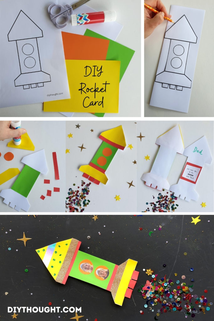 How to make a rocket card