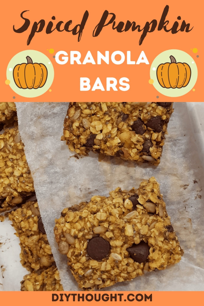 spiced pumpkin granola bars