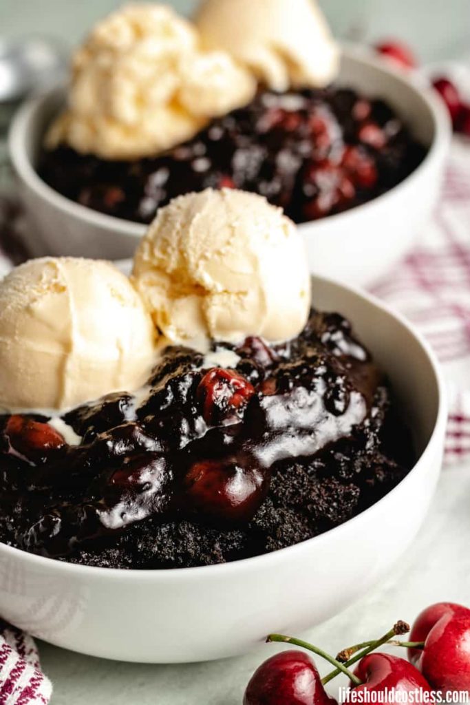 Slow Cooker Chocolate Cherry Dr Pepper Dump Cake