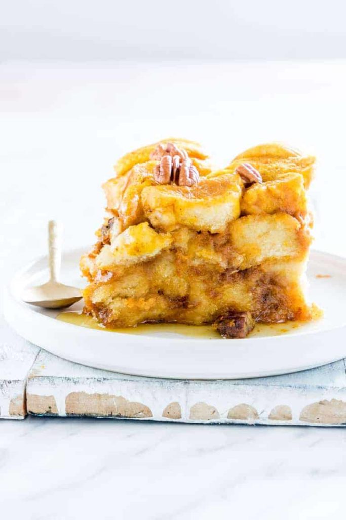 crock pot pumpkin bread pudding