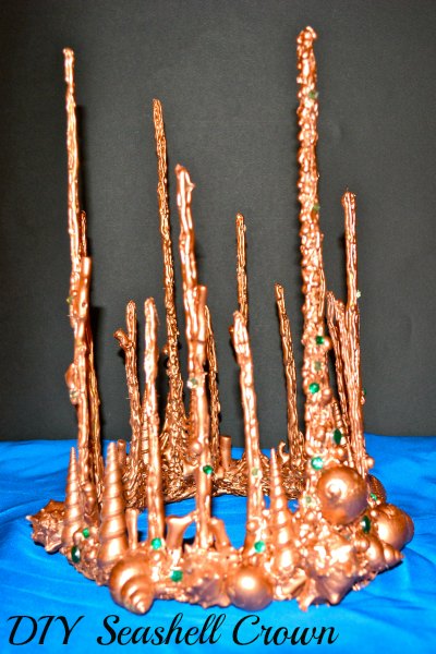 seashell crafts for kids crown