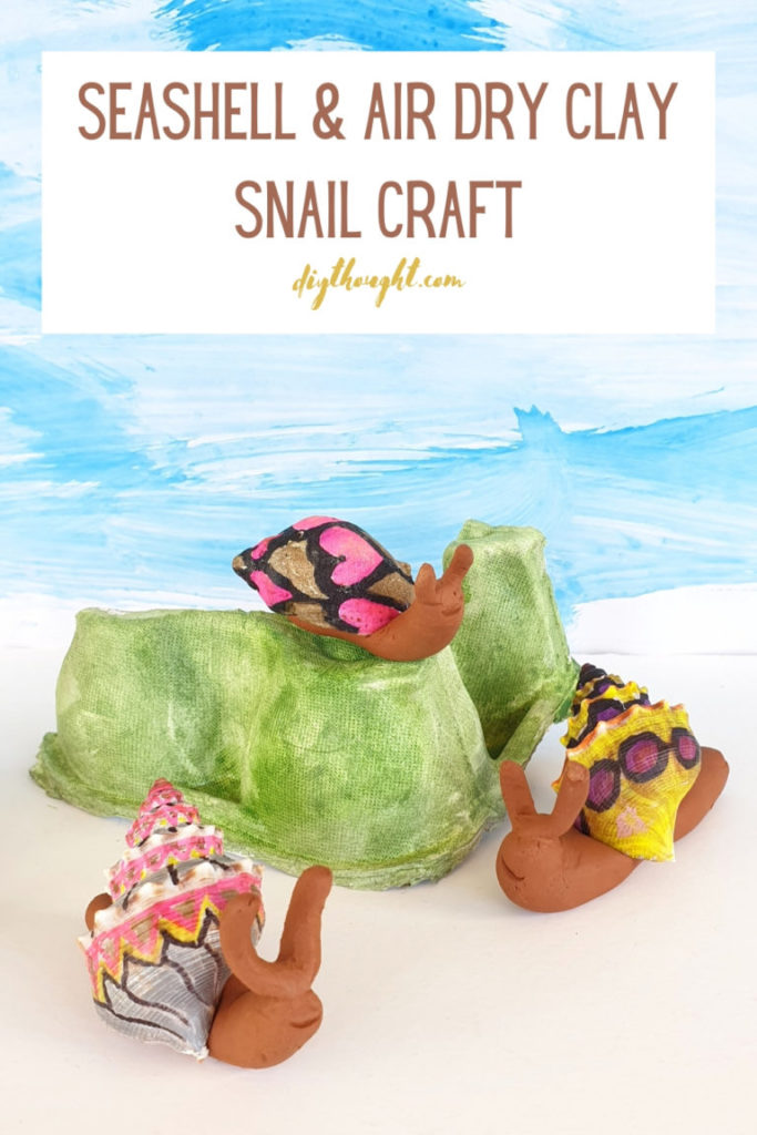 seashell crafts for kids snails