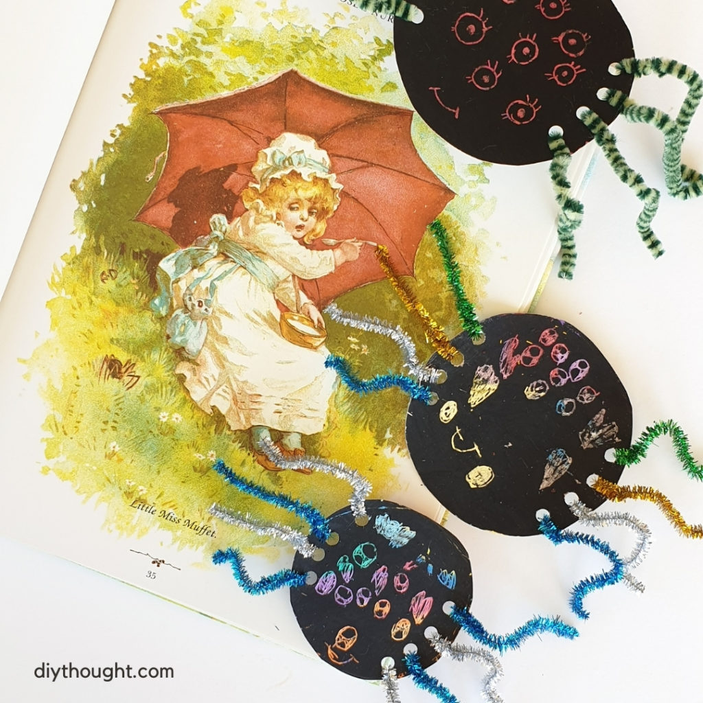 little miss muffet spider craft