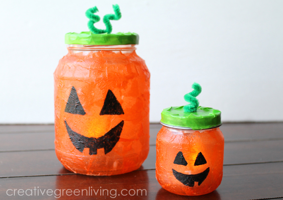 halloween mason jar craft