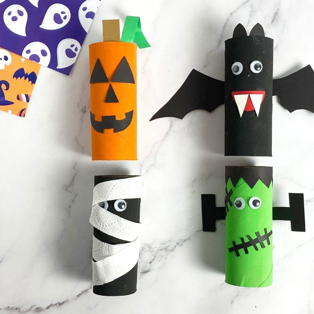 halloween toilet roll crafts