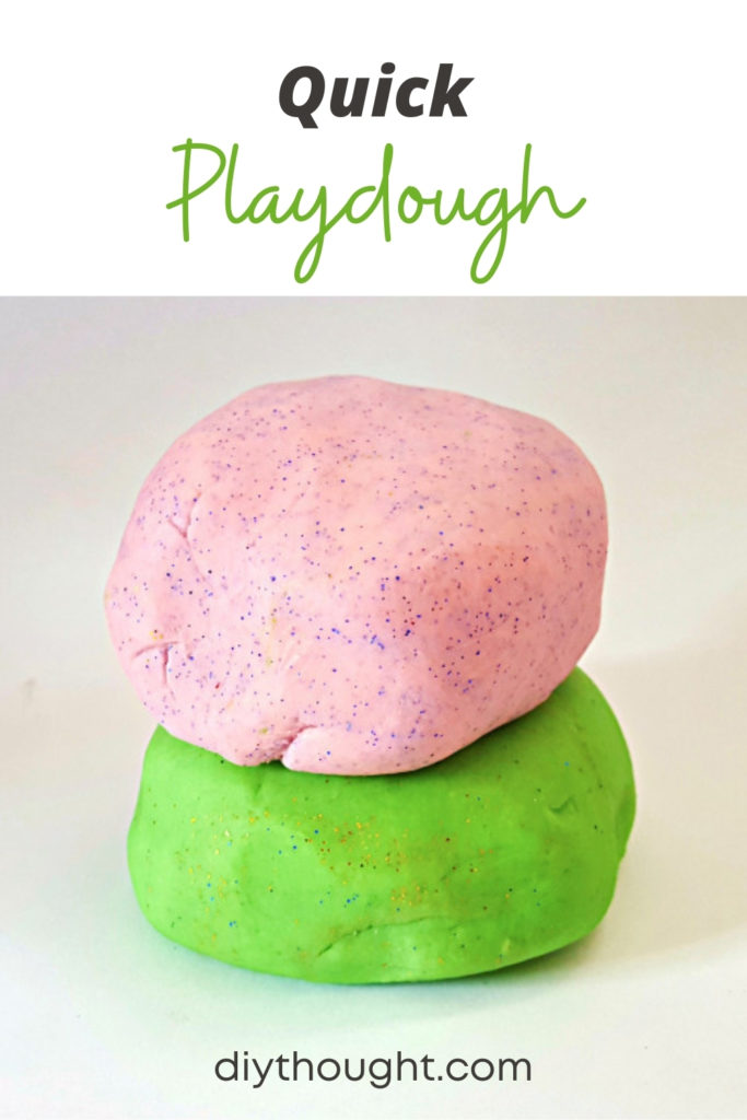 Quick Playdough recipe