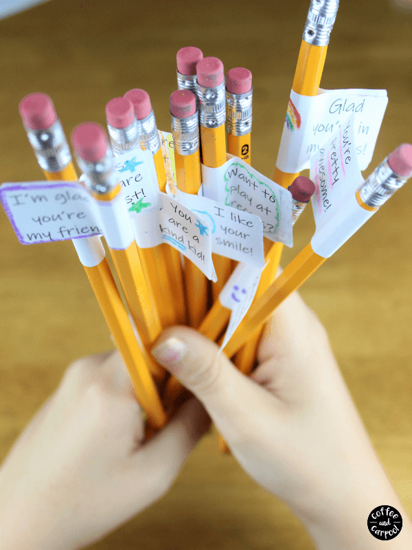 kindness pencil toppers