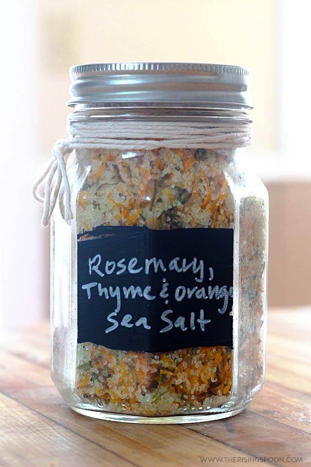 rosemary, orange, thyme sea salt
