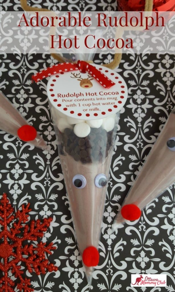 rudolph hot cocoa gift