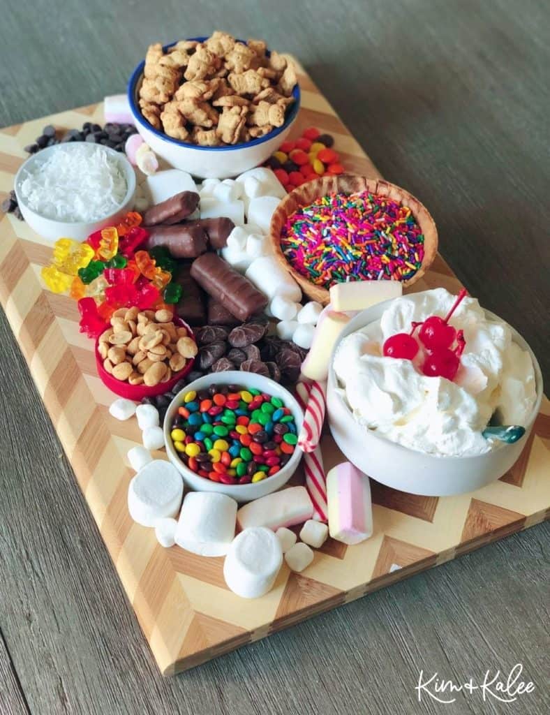 Ice cream sundae Charcuterie/ Grazing Boards