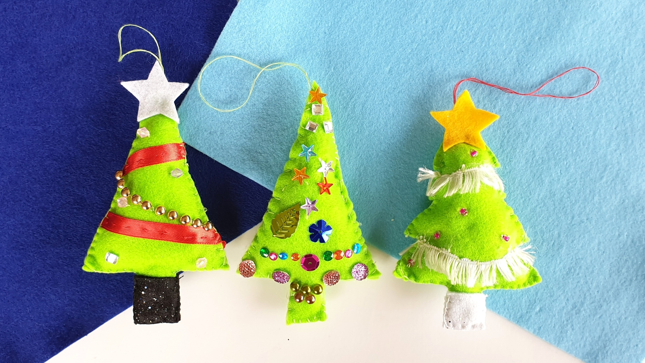 Felt Christmas Trees DIY Thought