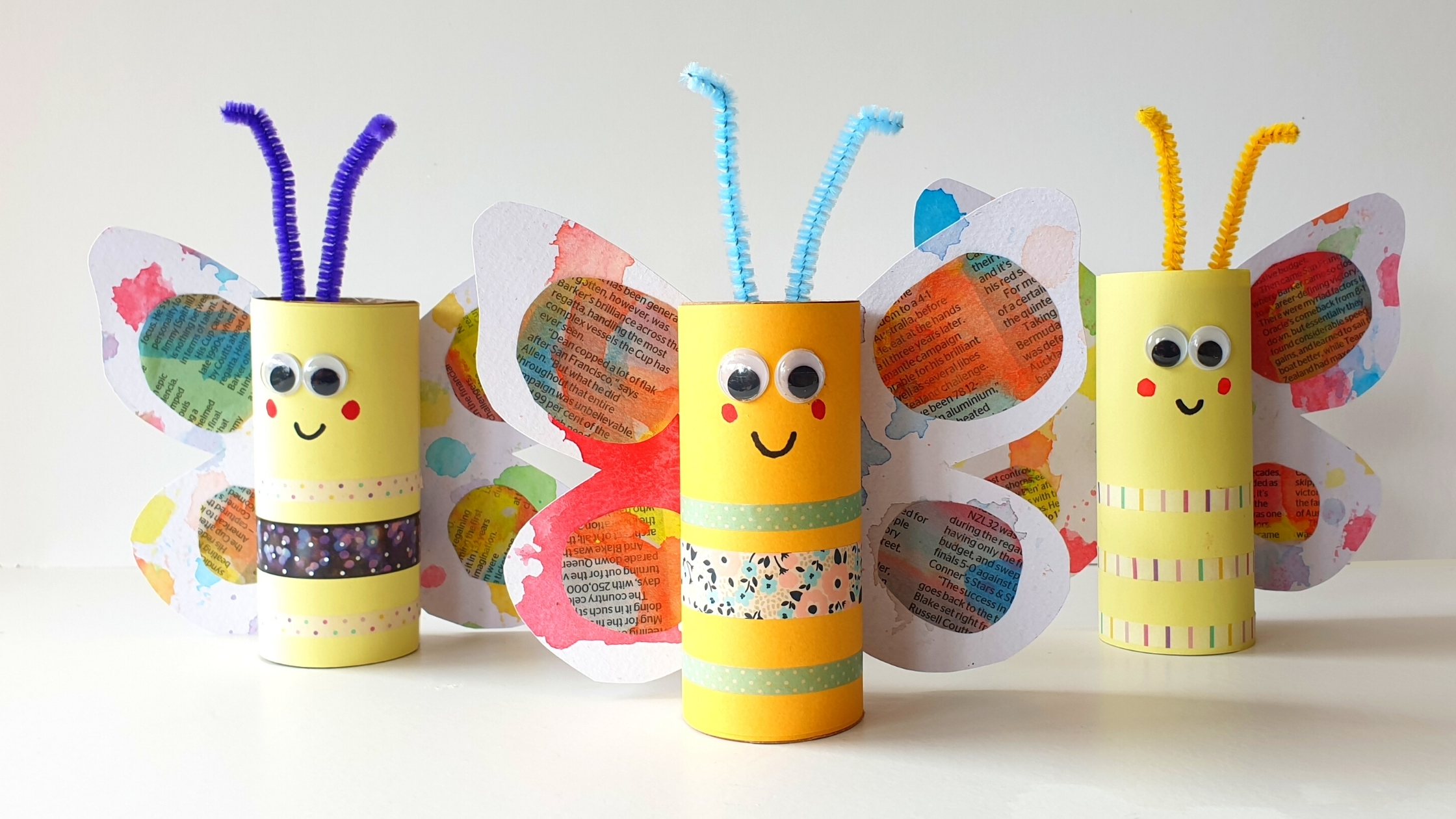 Toilet Paper Roll Butterfly DIY Thought