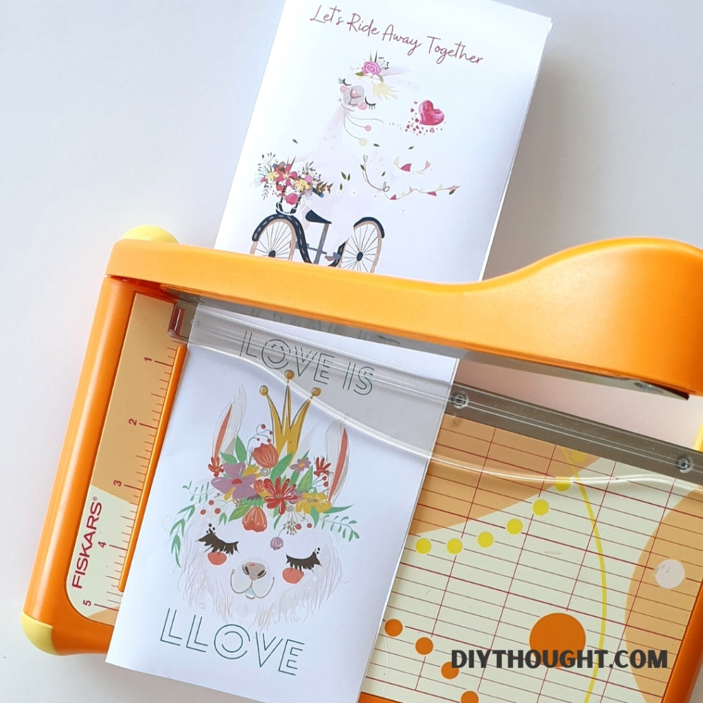 Making llama card