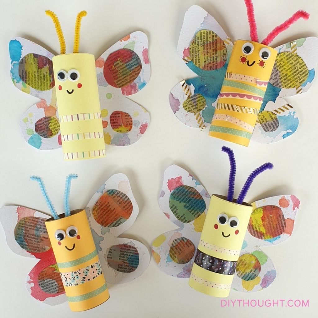 toilet paper roll butterfly