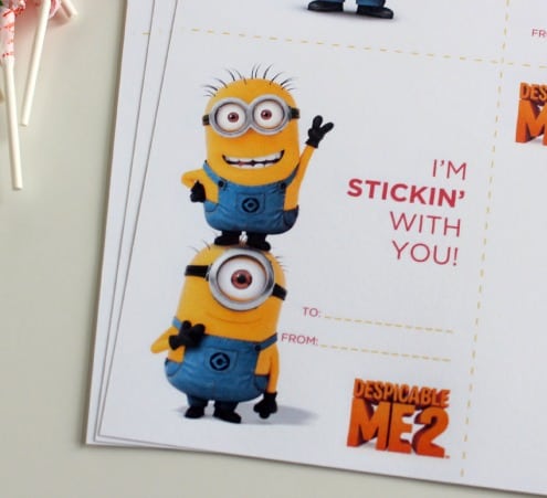 12+ Free Printable Valentine's Day Cards Minions