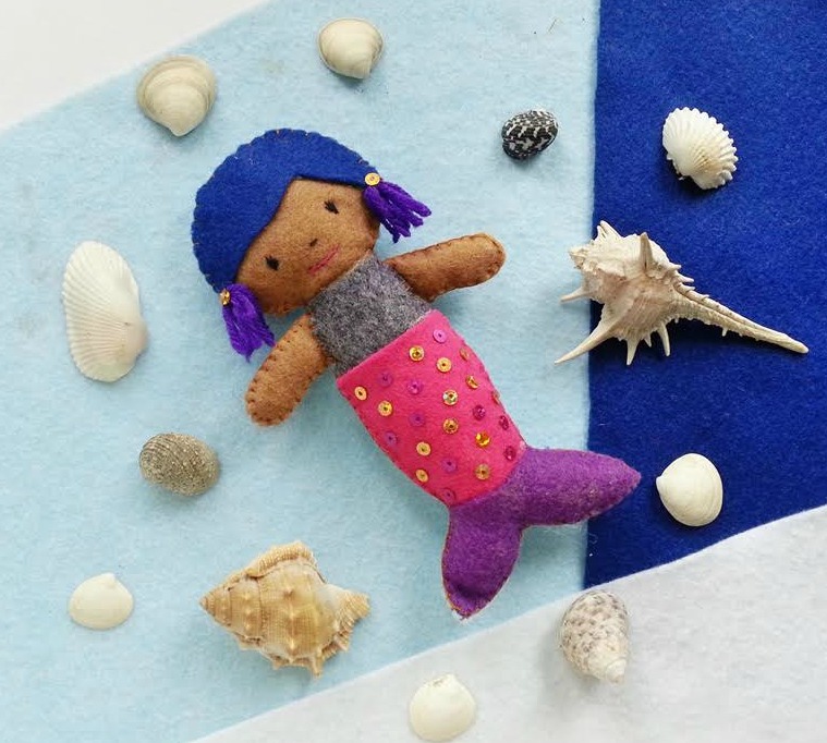 felt mermaid softie