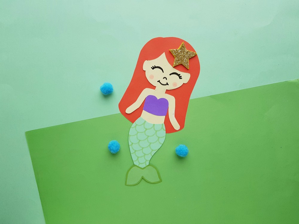 mermaid paper craft