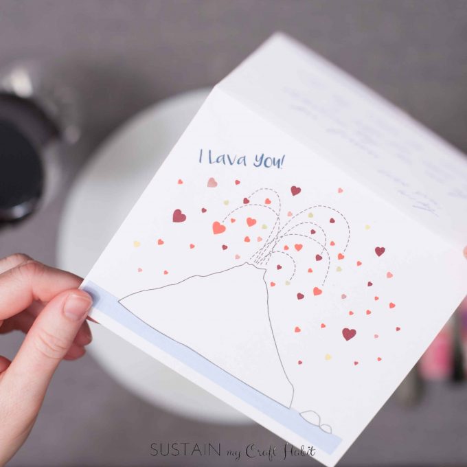 Lava Valentine's Day Card