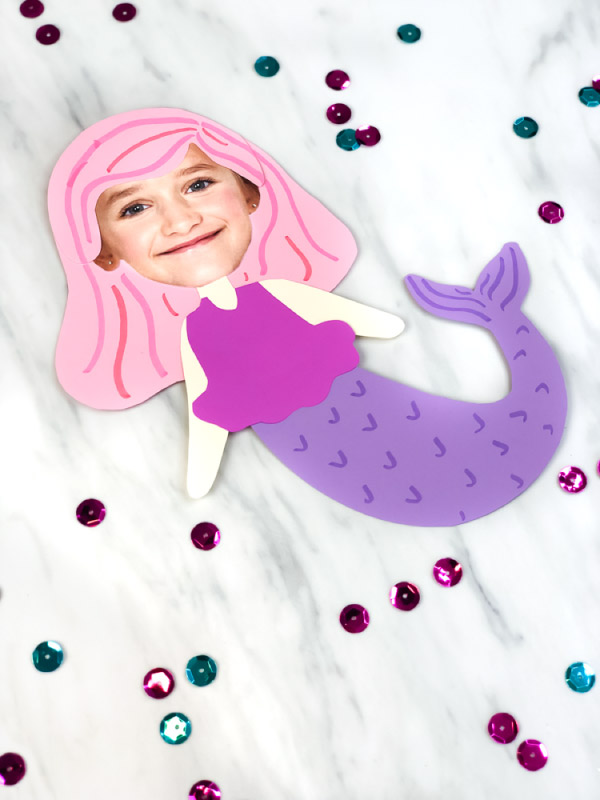 make me a mermaid printable craft