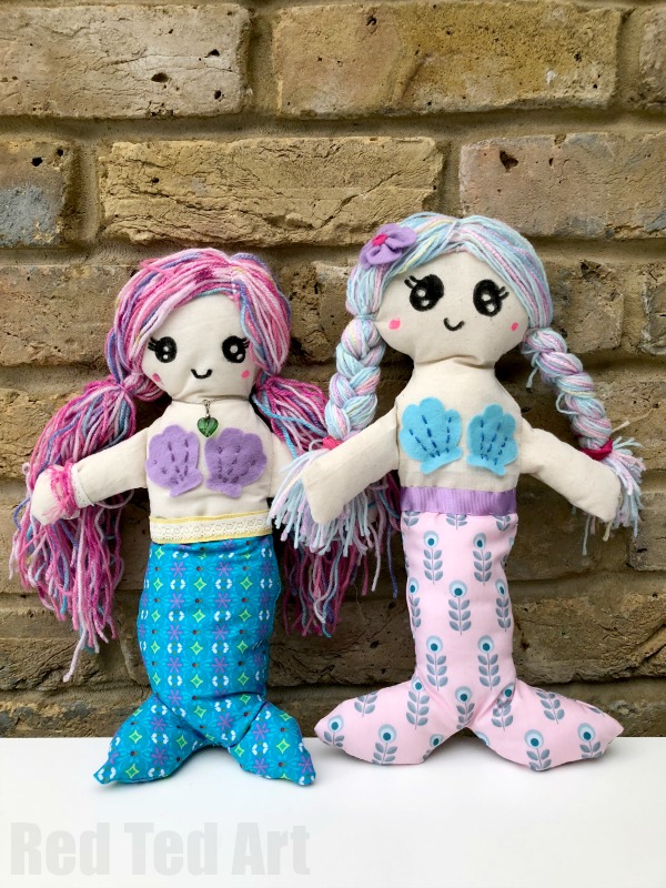 mermaid doll sewing project