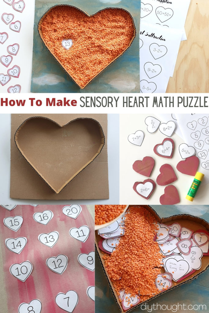 Sensory Heart Math Puzzle