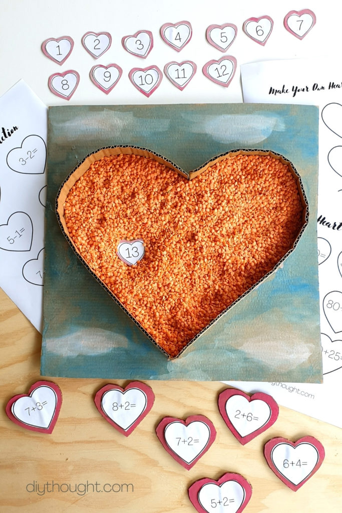 Sensory Heart Math Puzzle