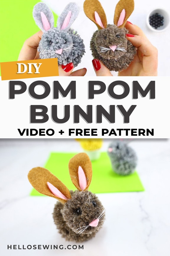 pom pom bunny rabbit craft